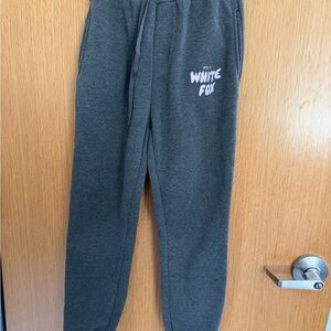 White Fox Boutique Gray Track Pants